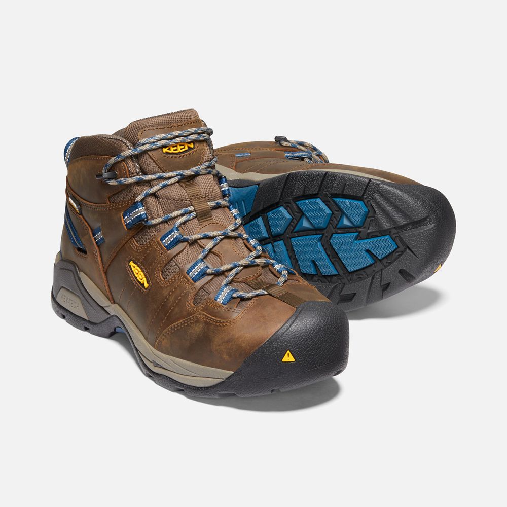 Cizme Keen Romania Barbati Maro Detroit Xt Waterproof (Steel Toe) 1709-PFYNC